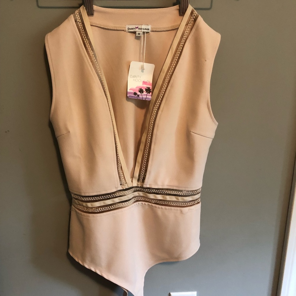 Beige Bodysuit